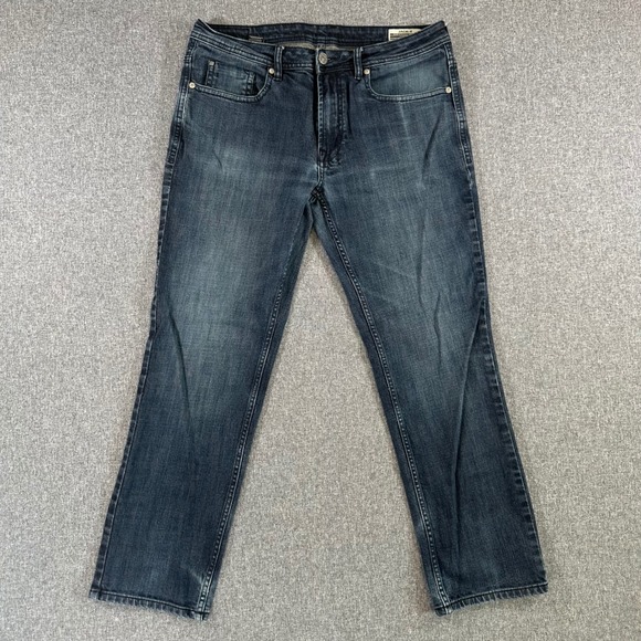 Buffalo David Bitton Other - Buffalo David Bitton Jack-X Slim Straight Stretch Jeans Mens 34x30 Dark Wash